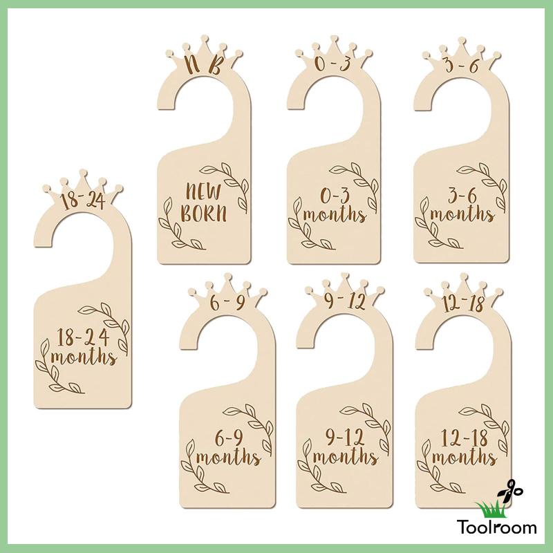 Set 7 Dụng Cụ Chia Ngăn Tủ Quần Áo Em Bé Sử Dụng Hàng Ngày