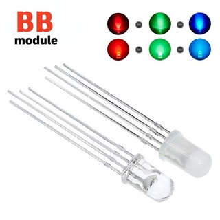 Set 10 đi ốt đèn led f5 nhiều màu 4pin 5mm rgb