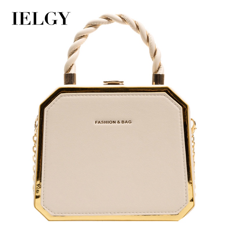 Túi Đeo Vai Một Bên Vai Phối Dây Xích Phong Cách Hàn Quốc Cho Nữ