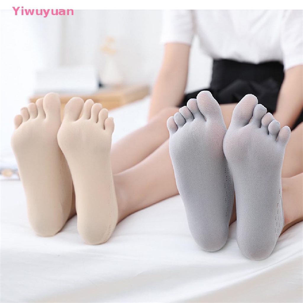 < Yiwuyuan > Vớ Silicon Mỏng Năm Ngón Chống Trượt Thời Trang Dành Cho Nữ Mới