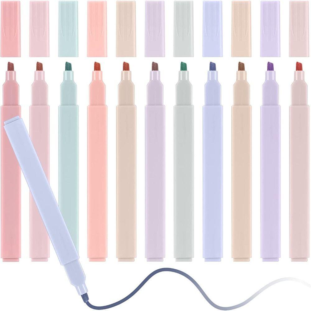 UUMIR Set 6 Bút Lông Đánh Dấu Đầu Mềm Nhiều Màu