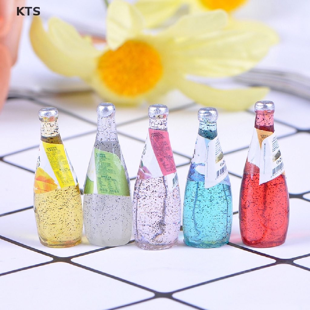 Set 5 Chai Nước mini 1 / 12 Cho Nhà Búp Bê