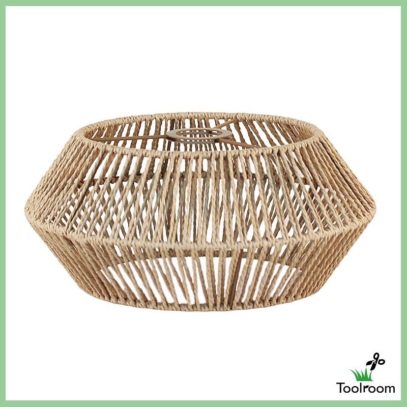 Chụp Đèn Bằng Giấy Dạng Dây Thừng Phong Cách Boho Cho Trang Trí Sàn Nhà