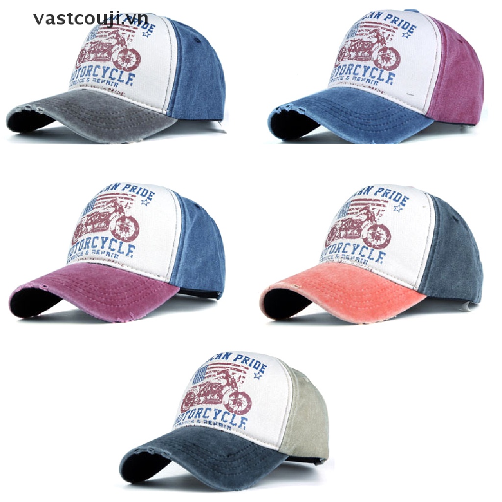 Mũ Lưỡi Trai Cotton Chống Nắng In Họa Tiết Nhiều Màu Sắc Thời Trang Xuân Hè
