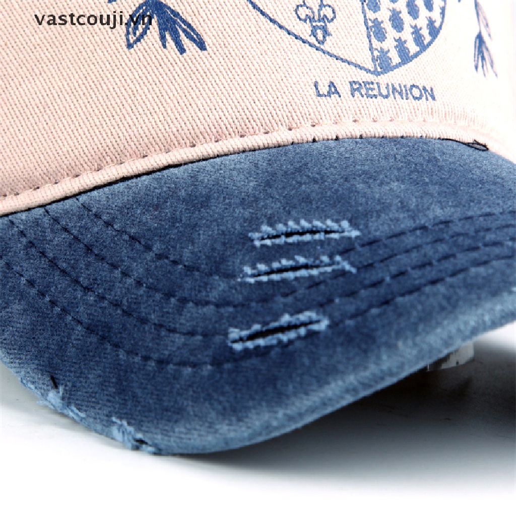 Mũ Lưỡi Trai Cotton Chống Nắng In Họa Tiết Nhiều Màu Sắc Thời Trang Xuân Hè