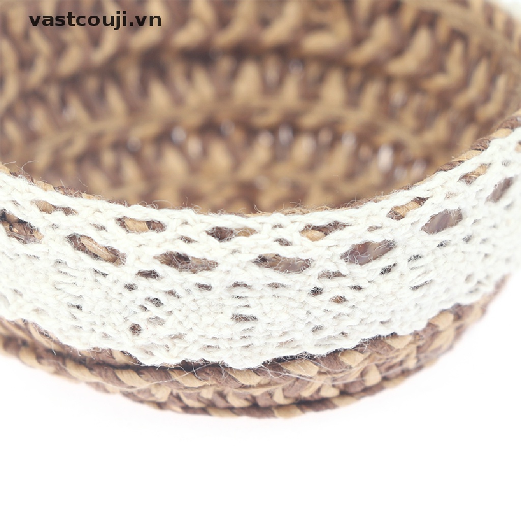 Giỏ Đan Đựng Trái Cây Tỉ Lệ 1: 12 1: 6 Trang Trí Nhà Búp Bê