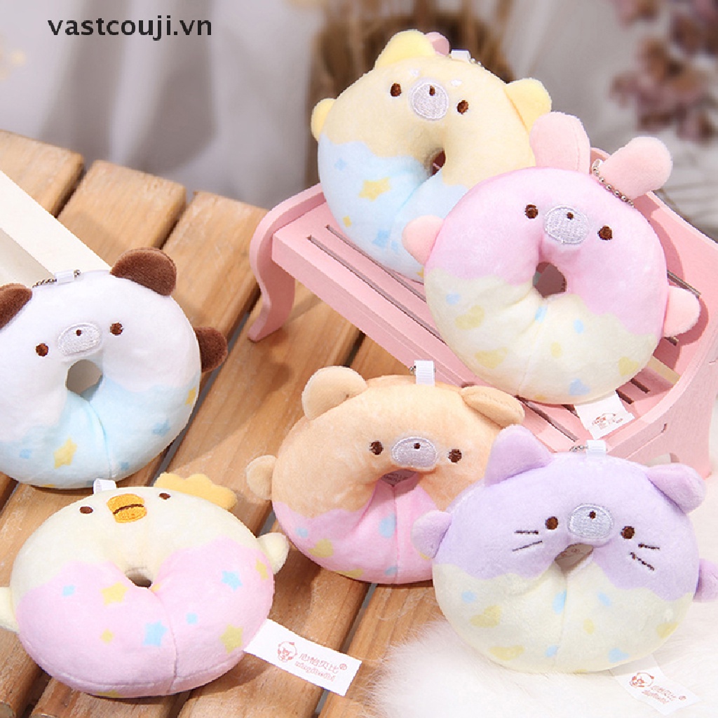 Đồ Chơi Nhồi Bông Hình Bánh Donut Dễ Thương