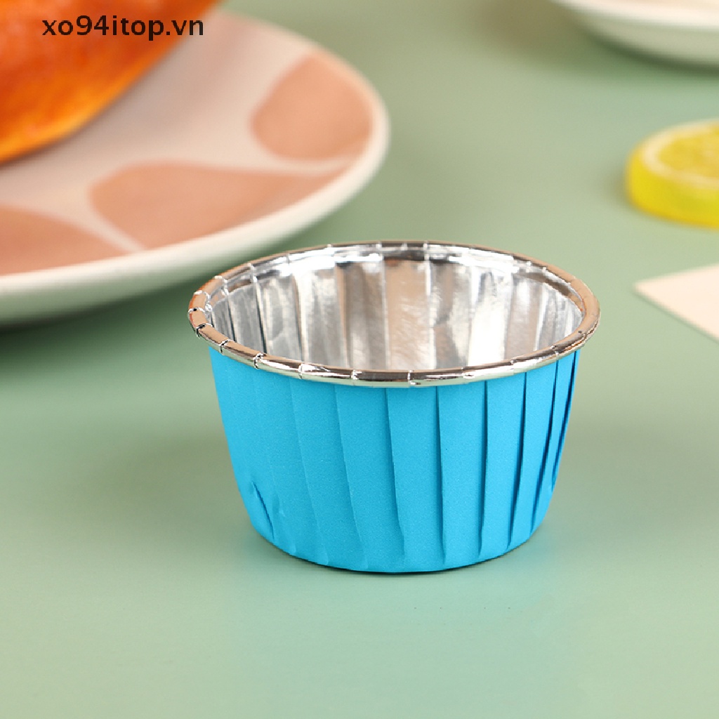 Xoitop Set 50 Cốc Giấy Đựng Bánh Cupcake Muffin