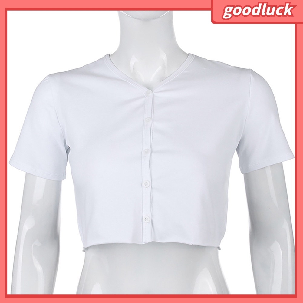 Áo Cardigan Tay Ngắn Cổ Chữ V Màu Sắc Thời Trang Mùa Hè Cho Nữ