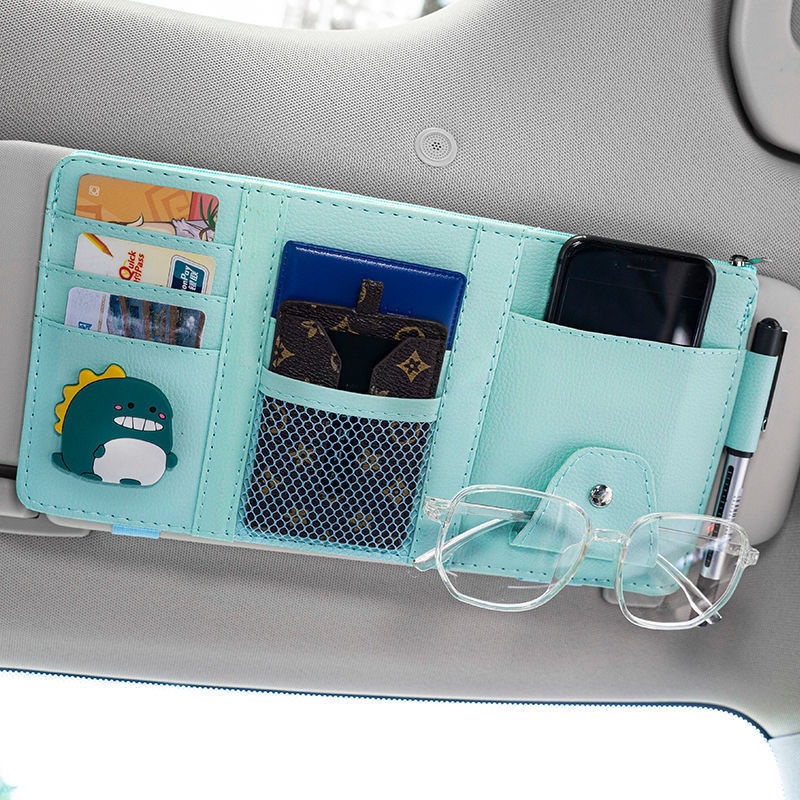 Kẹp Giữ Thẻ ID / Mắt Kính Đa Năng Gắn Tấm Che Nắng Xe Hơi