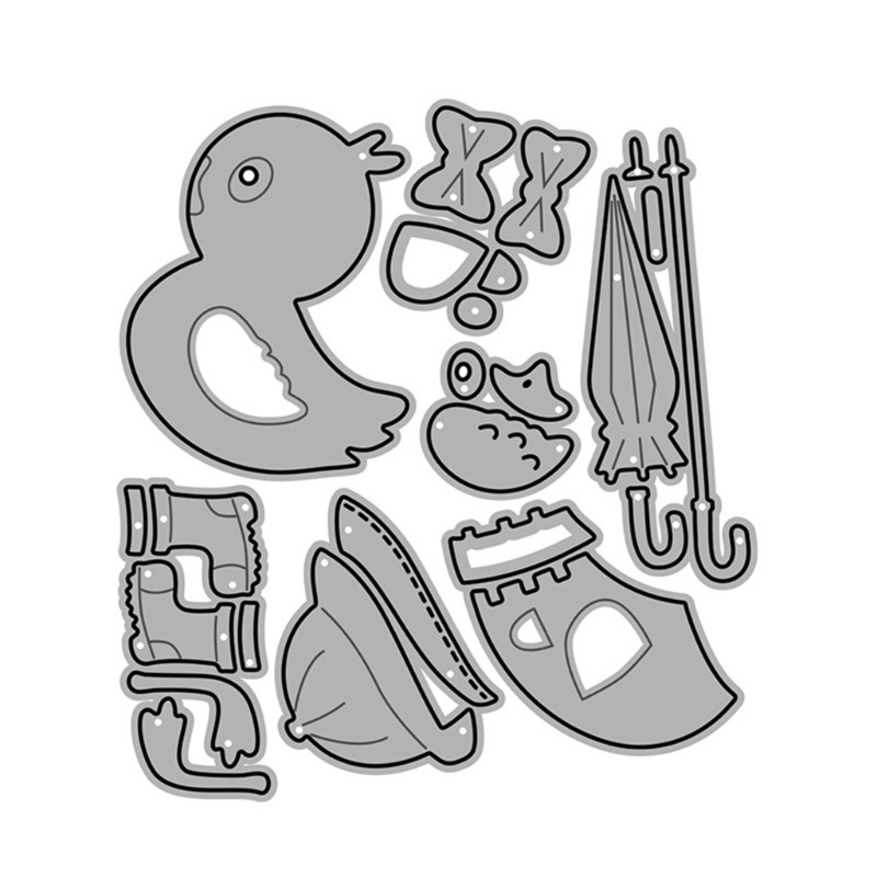 Khuôn Cắt Giấy Làm Đồ Thủ Công Hình Khung Ảnh Đáng Yêu