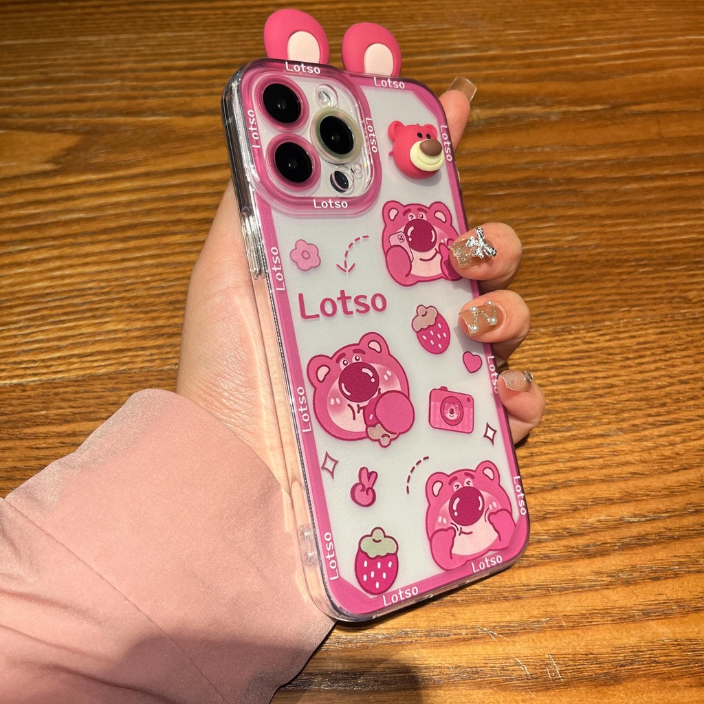 Ốp Điện Thoại TPU Silicon Mềm Trong Suốt In Hình Toy Story 3D Cho iPhone 14 Pro Max 13 12 11 XR X / Xs 7 8 Plus