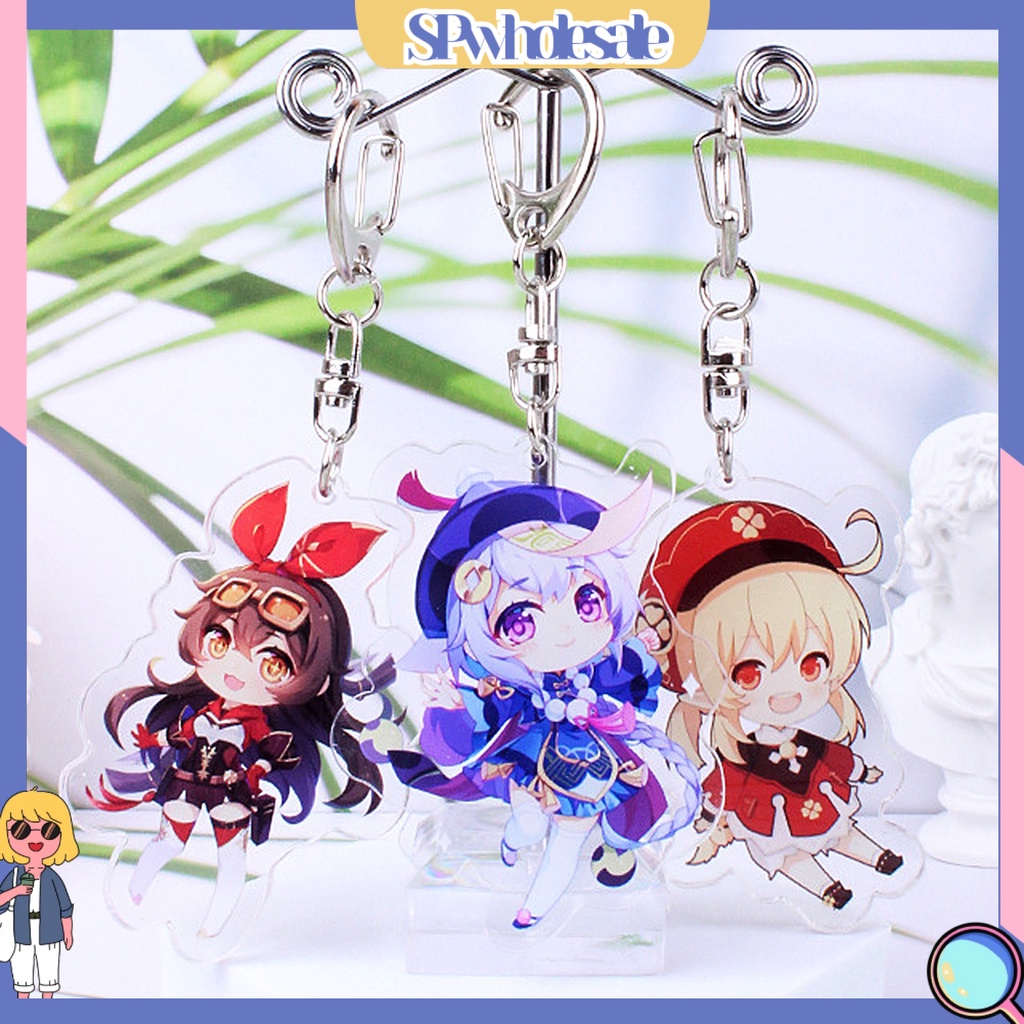 <SPwholesale> Móc Khóa Thiết Kế Nhân Vật Anime Tinh Tế Trọng Lượng Nhẹ Trang Trí Cho Nữ