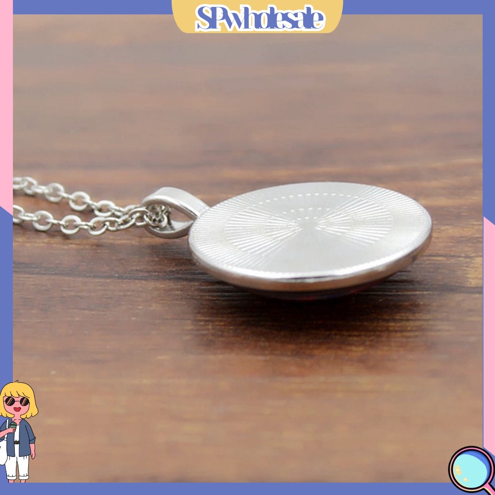 &lt;SPwholesale&gt; Vòng cổ Mặt Kính Hình Mèo Âm Dương