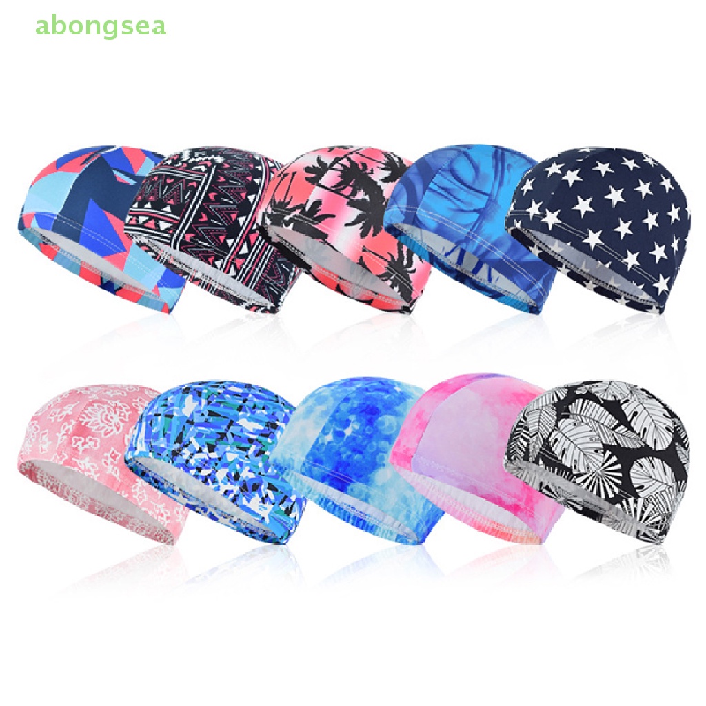 Mũ Bơi Trùm Đầu Bằng Nylon Co Giãn Siêu Mỏng Free Size Cho Nam Và Nữ