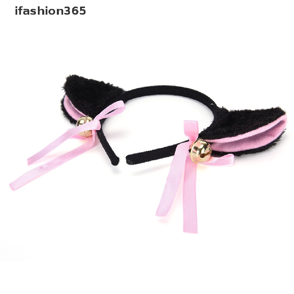 Băng Đô Cài Tóc Hình Tai Mèo Bằng Lông Thời Trang 2017 Dành Cho Bạn Nữ ifashion365
