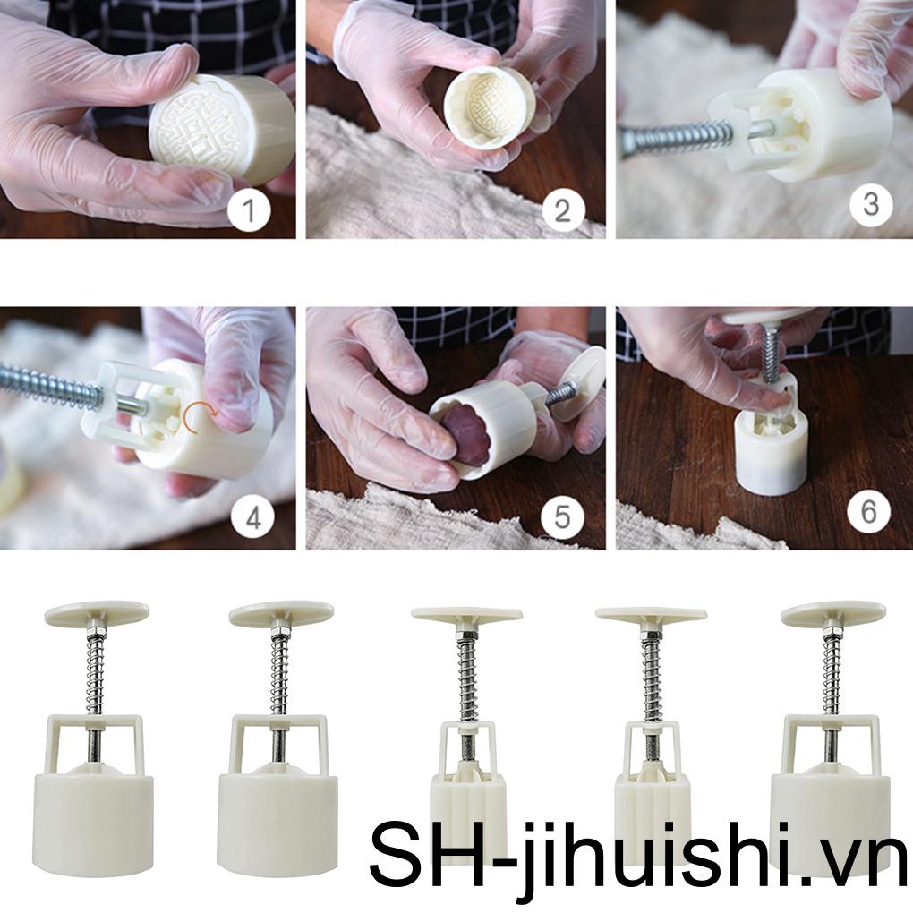 Khuôn Làm Bánh Trung Thu Dạng Nhấn Bằng Tay