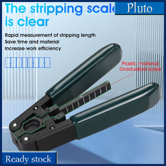 Mới Dụng Cụ Tuốt Dây Cáp Sợi Thủy Tinh 3 x 2mm