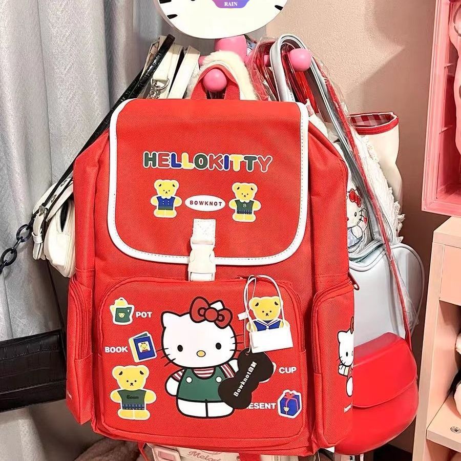 Balo Đi Học Họa Tiết Sanrio Hello Kitty Phong Cách Nhật Bản Dễ Thương Cho Nữ Y2k