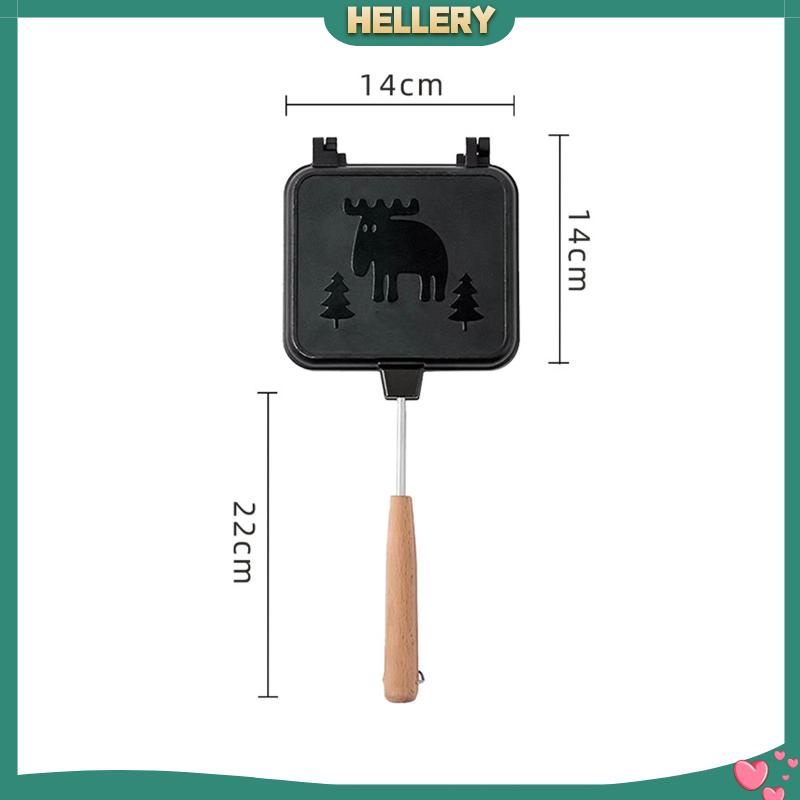 Khuôn Làm Bánh Sandwich Với Tay Cầm Có Thể Tháo Rời Tiện Dụng Cho Gia Đình / Dã Ngoại