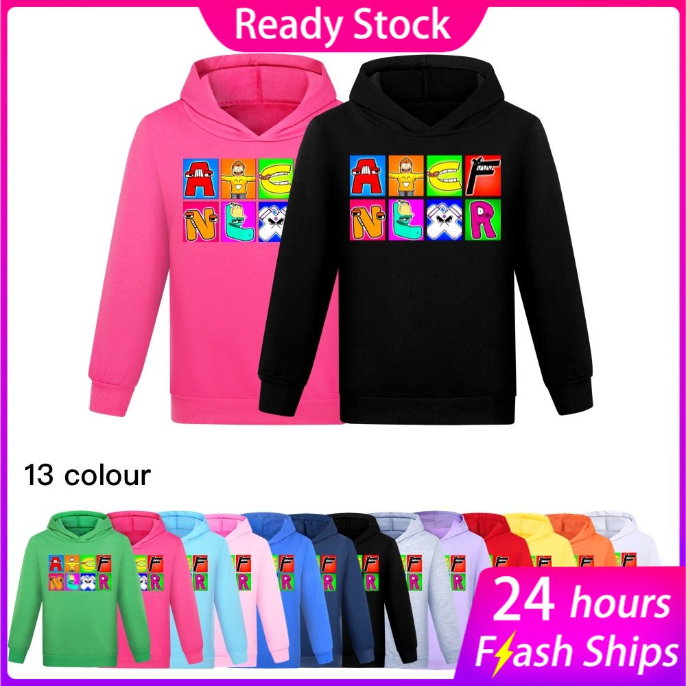 Áo Khoác Hoodie Tay Dài In Chữ Thời Trang Xuân Thu Dành Cho Bé Trai Gái