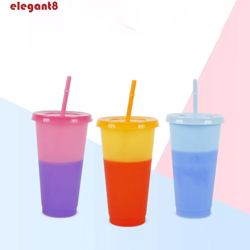 1 Cốc Uống Nước Thanh Lịch Thân Thiện Với Môi Trường Thay Đổi Màu Sắc