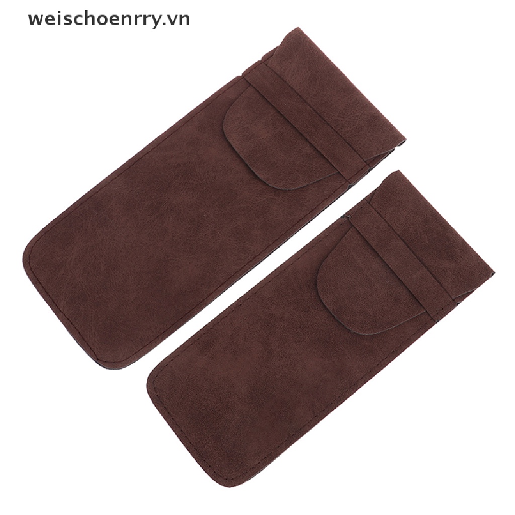 Túi Đựng Bút Mini Bằng Da PU Phong Cách Vintage Dành Cho Nam Nữ