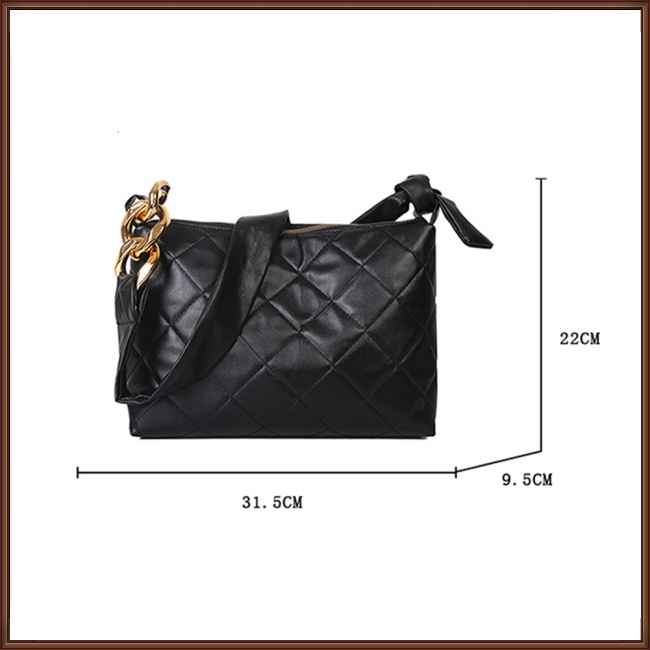 Túi Xách Da Pu Đeo Chéo Đính Kim Cương Thời Trang Cao Cấp Cho Nữ