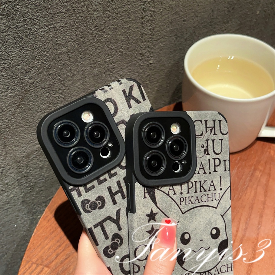 Ốp Điện Thoại TPU Mềm Chống Rơi In Hình Pikachu Cho IPhone 14 13 12 11 Pro Max X XR Xs Max 8 7 Plus SE 2020