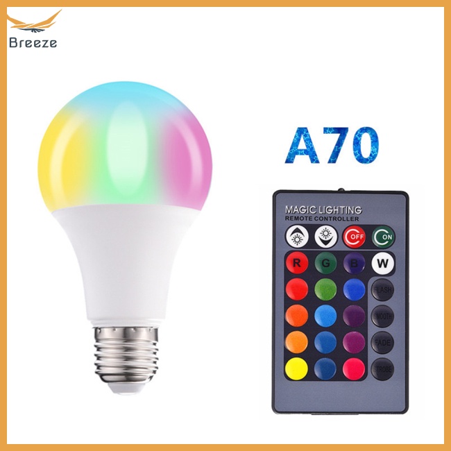 Bóng Đèn Led Rgb Ac85-265v 4 Chế Độ Thay Đổi Màu Sắc Kèm Bộ Nhớ Dùng Trang Trí Nhà Cửa