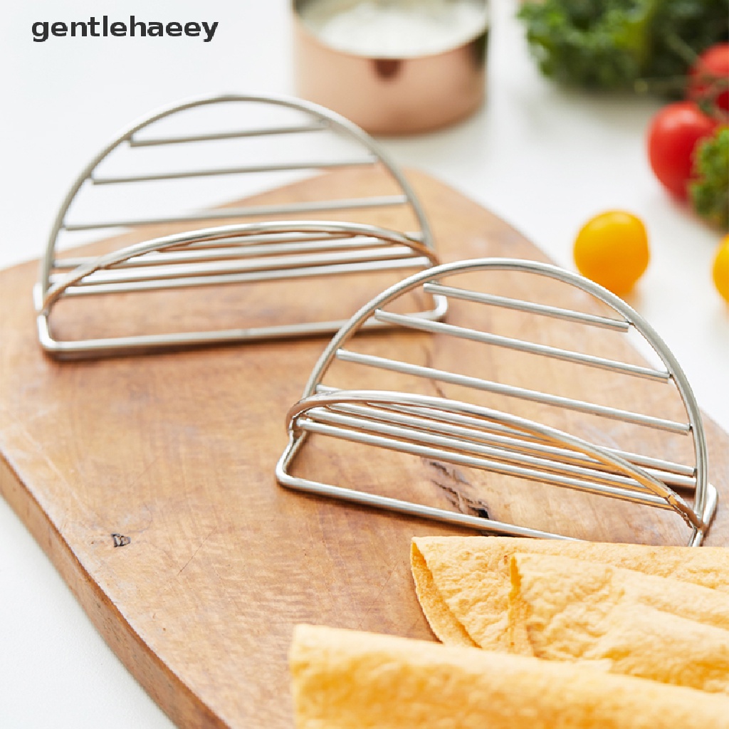 Giá Đỡ Bánh Taco Hình Sóng Bằng Thép Không Gỉ 304