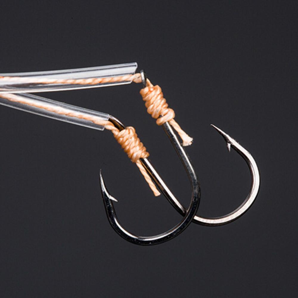 1 Bộ 6 Móc Câu Cá Chép Đầu To Màu Bạc D1P4