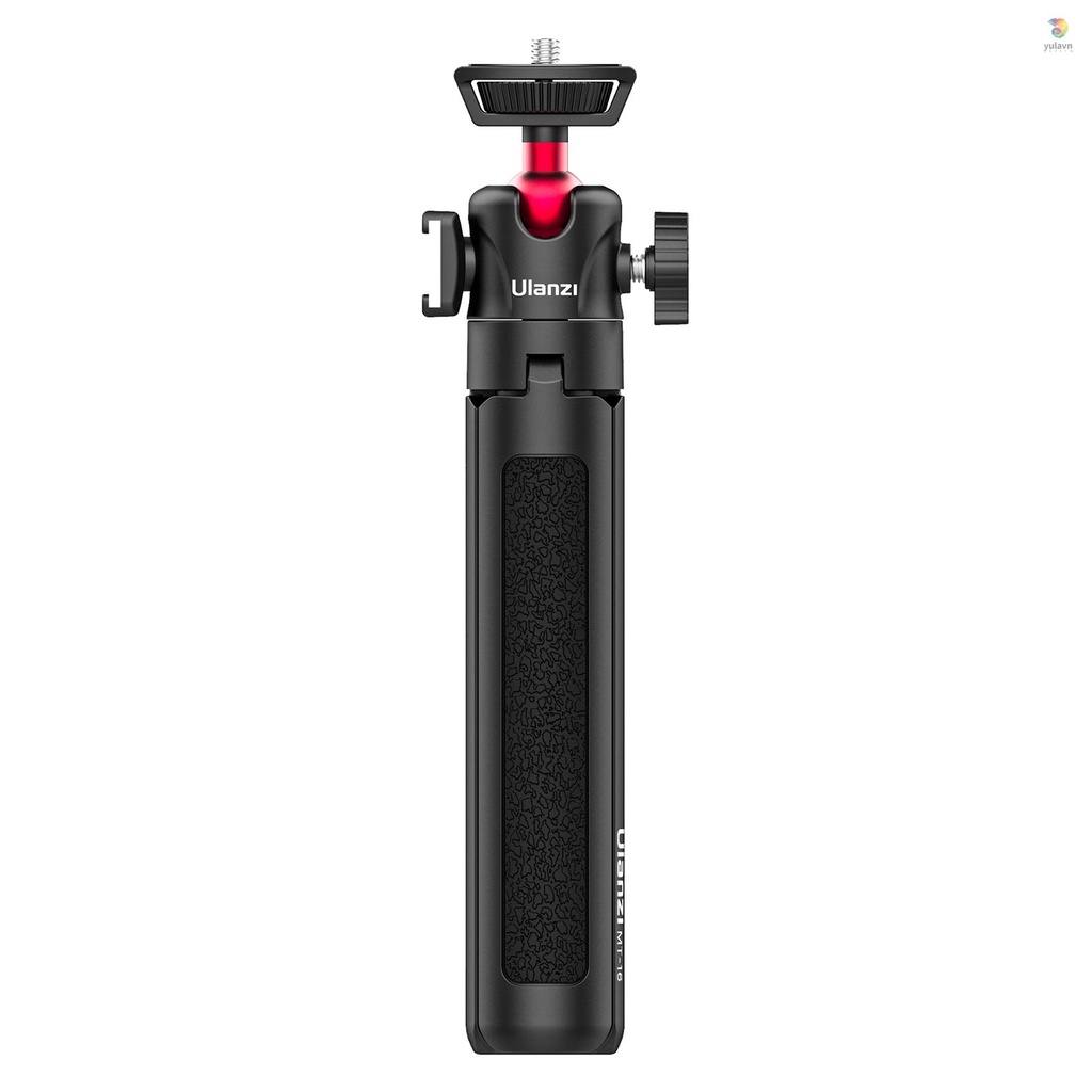 Gậy Tự Sướng Ulanzi MT-16 Mở Rộng 4 Phần 44cm / 17.3in 2KG Payload Có Thể Mở Rộng 360 Độ° Bóng Đèn LED 1 / 4 Kèm Ốc Vít Chuyên Dụng Cho Micro M