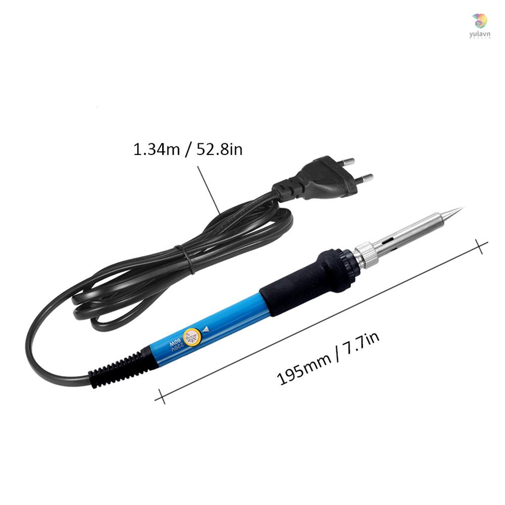 Bộ Mỏ Hàn Điện 60W + 5 Đầu Hàn Thay Thế