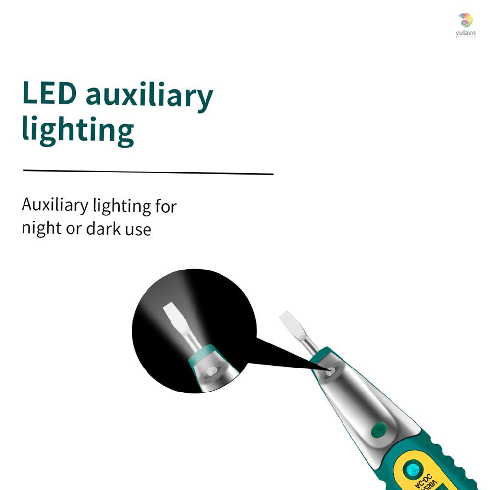 Bút Thử Điện ANENG VD700 AC / DC 12-250V Màn Hình LCD Đa Năng