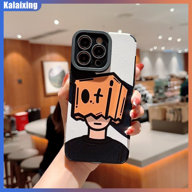 Ốp Điện Thoại Da Mềm Họa Tiết Cậu Bé Hoạt Hình Cho IPhone 14 13 12 11 Pro Max Xs Max Xr X Xs 7 8 Plus 14 Plus