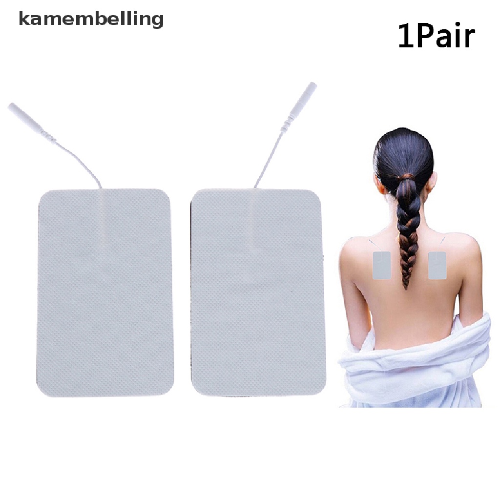 1 Cặp Miếng Dán Điện Cực 7 * 11 Cho Máy Mát Xa Cơ Thể
