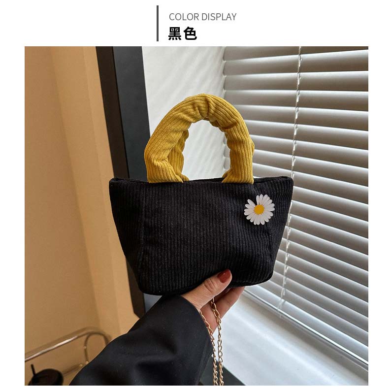 Túi Xách JASMIN NOIR Mini Dây Xích Đeo Vai Chất Nhung Thời Trang Cho Nữ