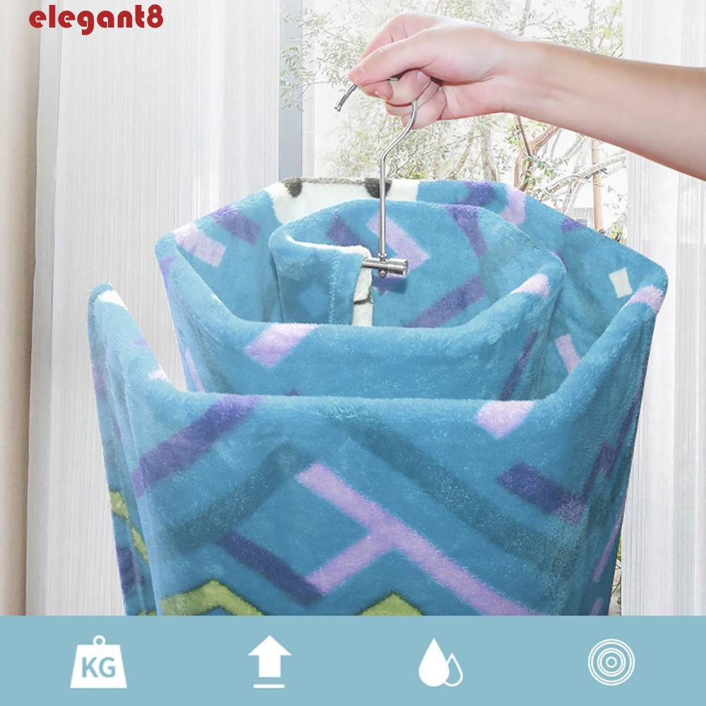 Móc Treo Chăn Mền Hình Xoắn Ốc Bằng Thép Không Gỉ