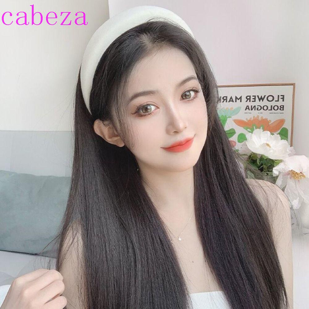 Tóc Giả Thẳng Dài Xoăn Màu Nâu Đen Tự Nhiên Có Kẹp Tiện Dụng Cho Nữ