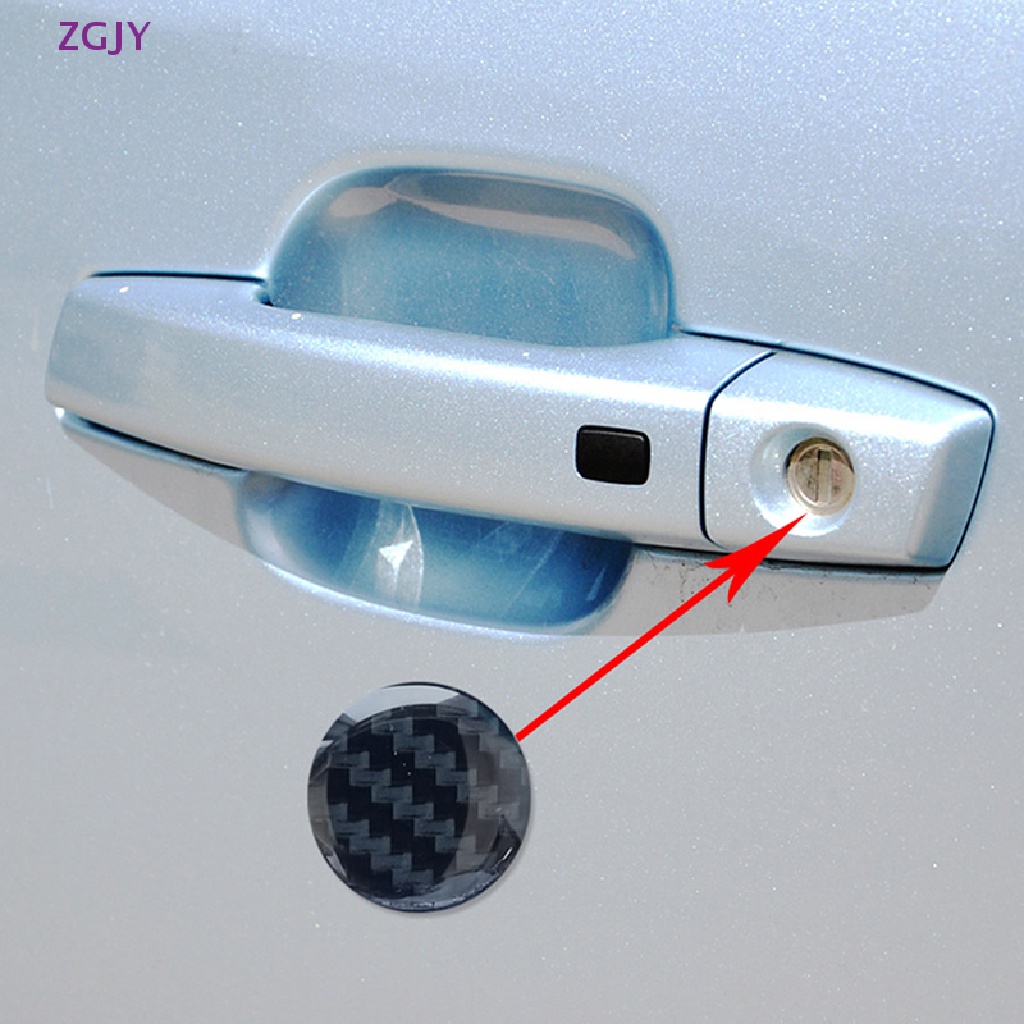 Bộ 4 Miếng Dán Bảo Vệ Lỗ Khóa Cửa Xe Hơi Chống Nghẹt Tiện Dụng Mới