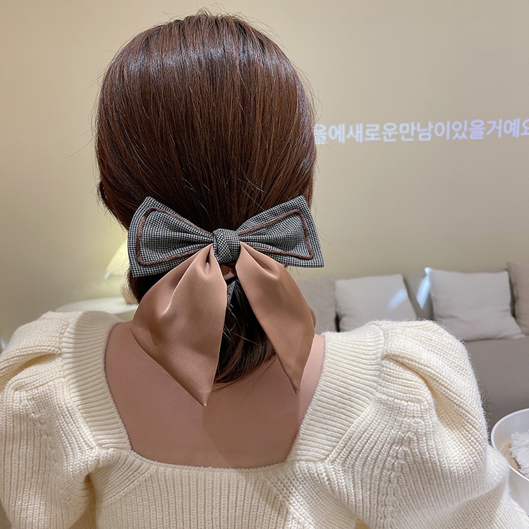 Dây Cột Tóc Bản Lớn Cao Cấp Thời Trang Mùa Xuân Cho Nữ