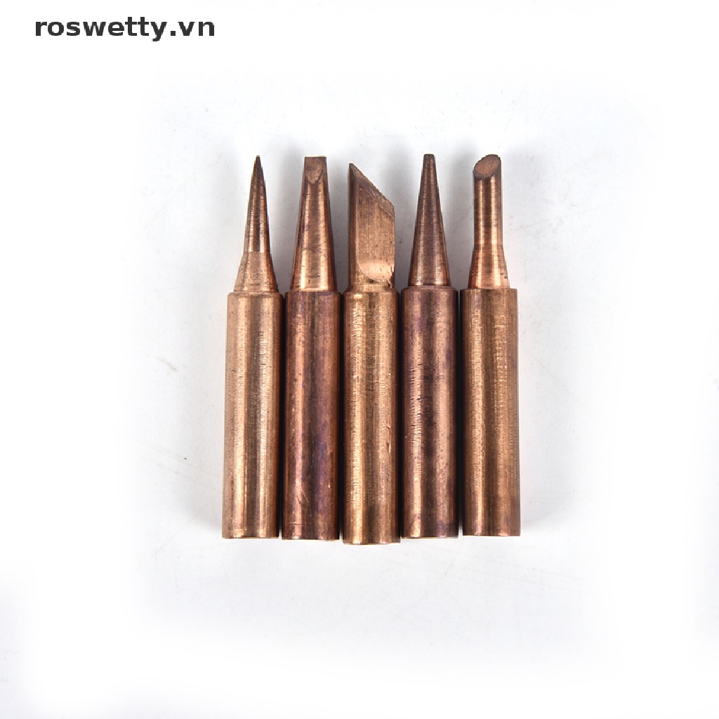 Set 5 Đầu Hàn 900M-T Bằng Đồng Nguyên Chất Không Chì
