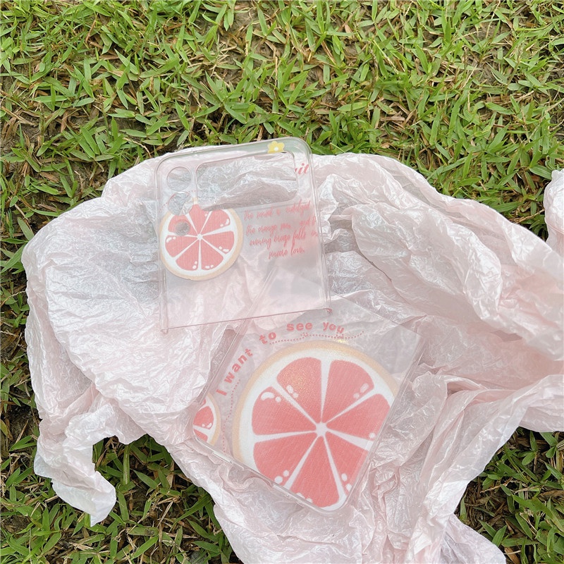 Ốp Điện Thoại Nhựa PC Cứng Chống Sốc Hình Lát Chanh Cho Samsung Galaxy Z Flip 3 4 5G Samsung Galaxy Z Flip 4