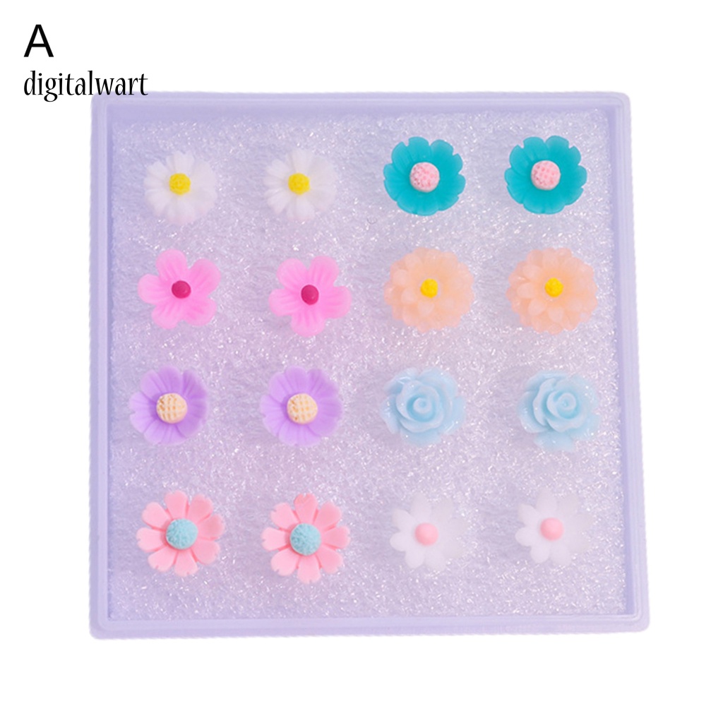 Kỹ Thuật Số| Set 8 / 6 Cặp Khuyên Tai Nữ Thời Trang