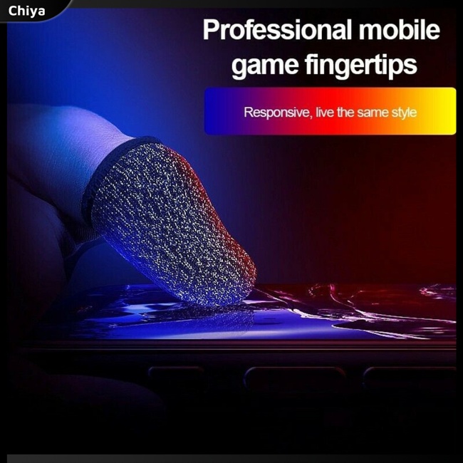 1 Cặp Ống Bọc Ngón Tay Chơi Game Pubg 18-pin Bằng Sợi Đồng Siêu Mỏng Thoáng Khí