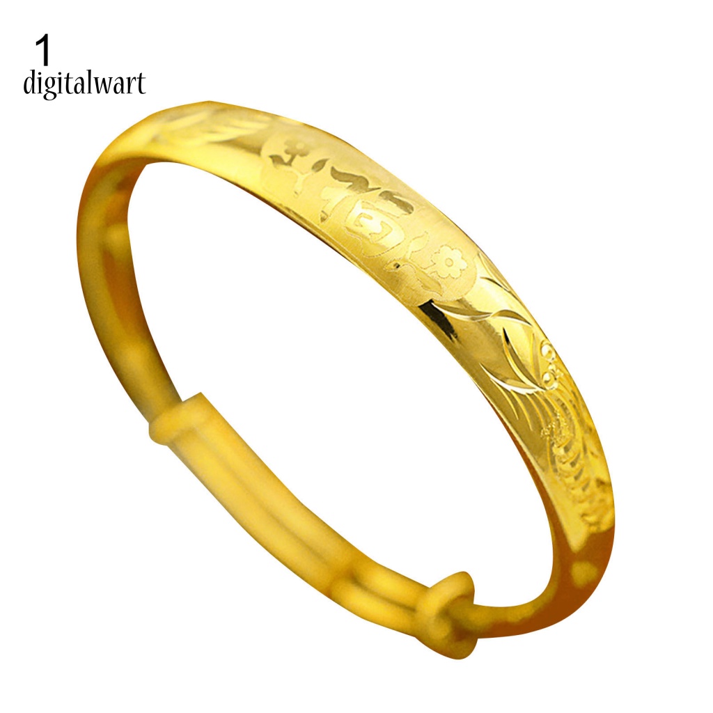 Kỹ Thuật Số| Vòng Tay Màu Sắc Vàng Tùy Chỉnh Không Phai Màu Tinh Tế Thời Trang Dự Tiệc