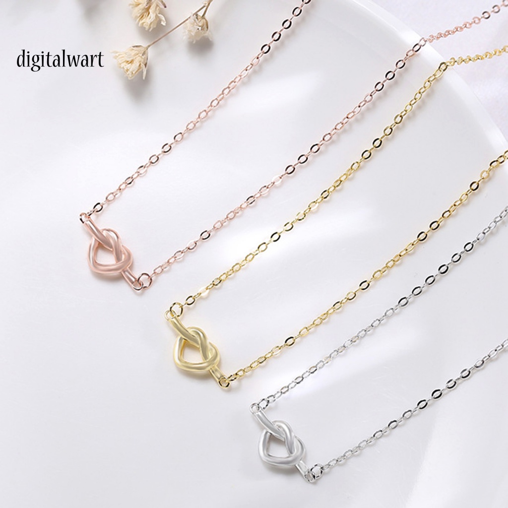 Kỹ Thuật Số| Vòng cổ Mặt Trái Tim Thắt Nút Đơn Giản Sáng Tạo