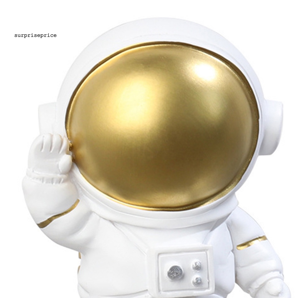 Mô Hình Nhân Vật Phi Hành Gia Bằng Nhựa Resin Màu Sắc Thủ Công Nhỏ Gọn Thời Trang