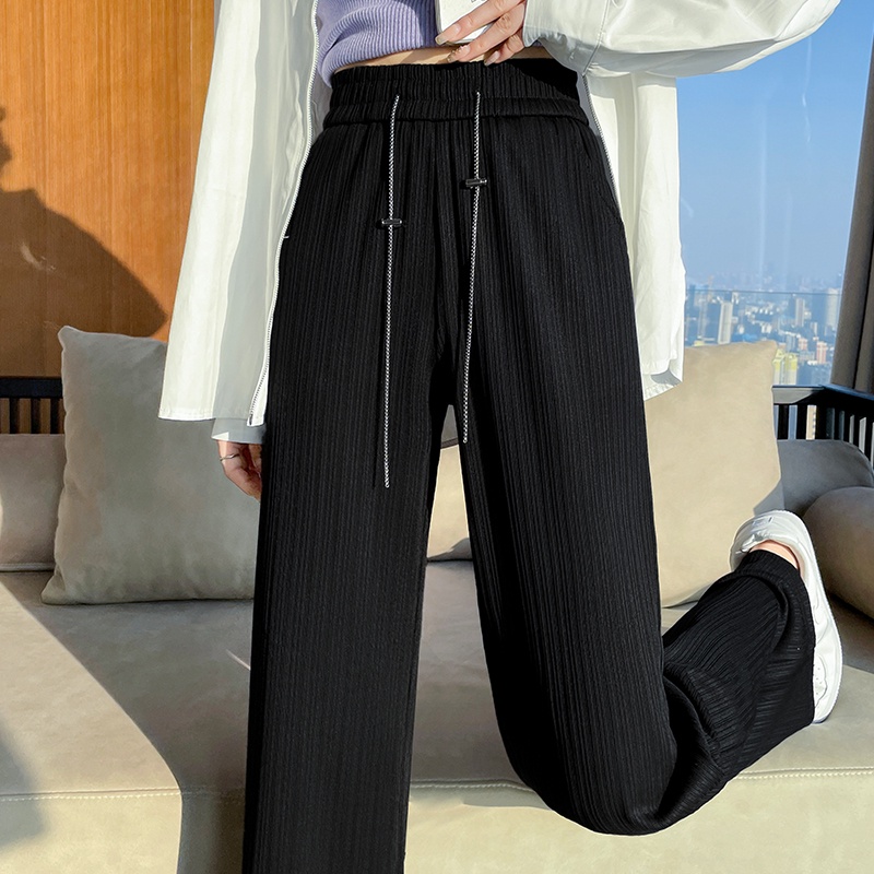 Quần ống rộng SUXI phối dây rút thời trang mùa hè dành cho nữ